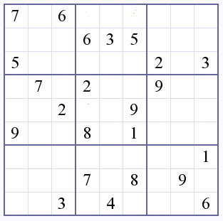 Tuesday wicked Sudoku (16/7/2013) click to play online